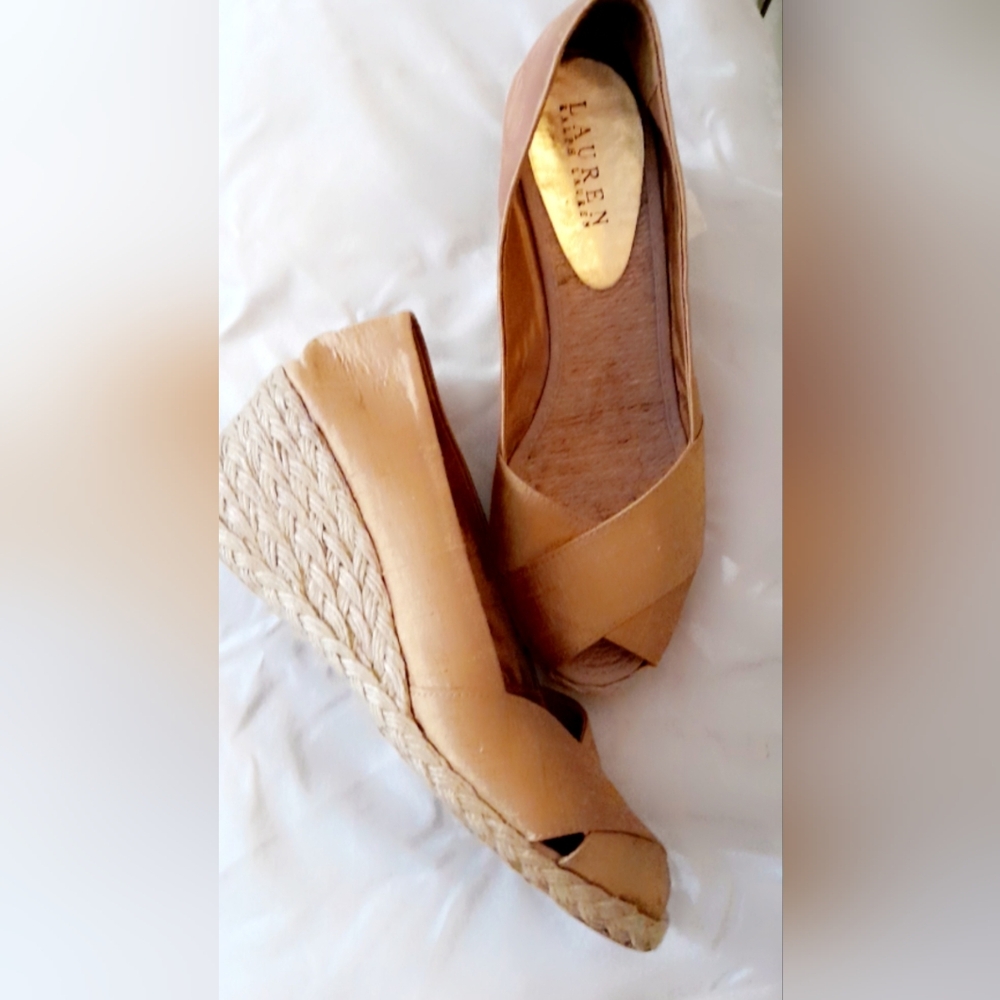 Lauren by Ralph Lauren Cecilea Espadrille Wedge Sandal